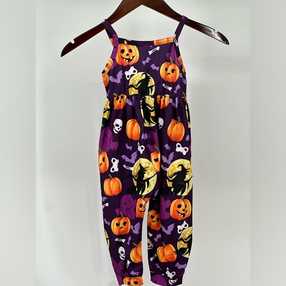 Baby Toddler Girl Cute Strap Jumpsuit One-piece Romper with Pockets - Picture 1 of 3